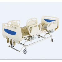 EMM-B-02 Five Function Linear Lifting Advanced Electric ABS Material Hospital Bed