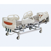 EMM-B-01 Five Function Linear Lifting Advance Electric Hospital Bed White Steel Sets ABS Material