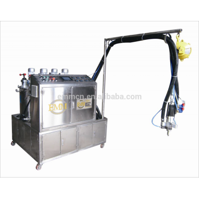 EMM084-4 hs code pu polyurethane foam chipping injection machine